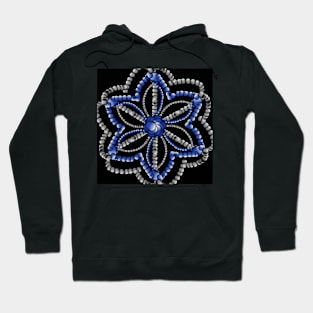 Blue spheres Hoodie